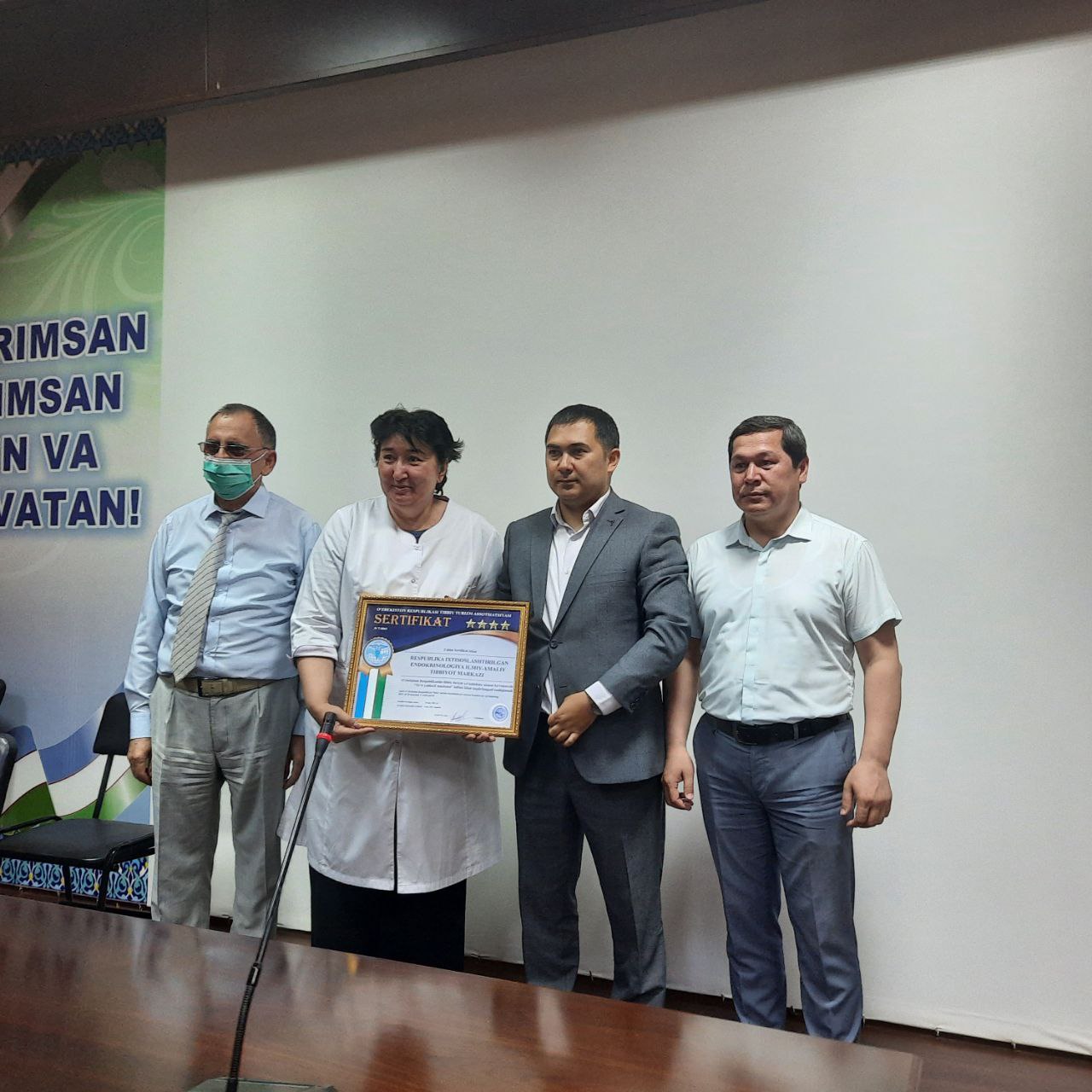 РСНПМЦЭ им.Я.Туракулова стал одним из первых  «звёздных» медицинских учреждений в Республике Узбекистан