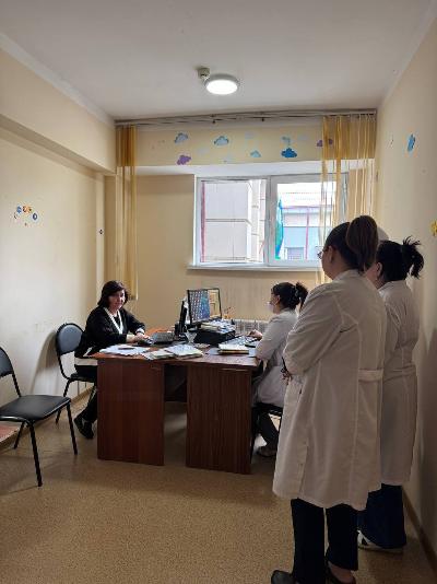 On March 27, 2025 services of family polyclinic № 42 of Shaykhantokhur district were examined by endocrinologist of Tashkent branch of RSSPMCE named after academician Y.H. Turakulov