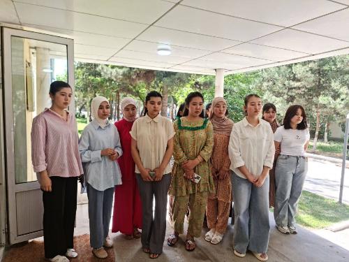 21.05.2025 yil Akademik Yo.X To‘raqulov nomidagi RIEIATM Toshkent shaxar filiali enokrinologi Yashnobod tumani kuratori S.S.Gulomov tomonidan Toshkent davlat agrar universiteti talabalari tibbiy kurikdan utkazildi.