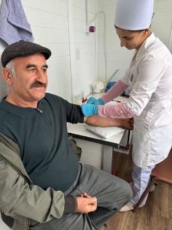 For the benefit of man !!! The Bukhara Regional Endocrinology Dispensary organized an open day on the occasion of Diabetes Month.