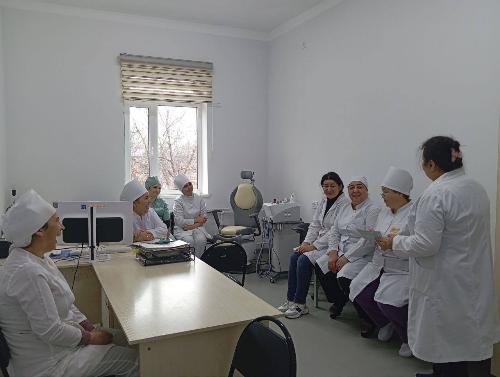 2026-йил 17-феврал куни Тошкент шаҳар Сергели туманидаги 11-сонли тиббий ёрдам бўлими тиббиёт ходимларига эндокринолог томонидан маъруза ўқилди.