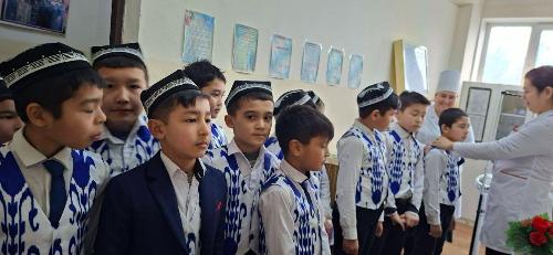 RIEIATMNF kuratorlari Namangan TTB va Uychi TTB da bulib UASh larni 6ta kasalliklar nozologiyasi buyicha amaliyotga tadbik kilinishi 