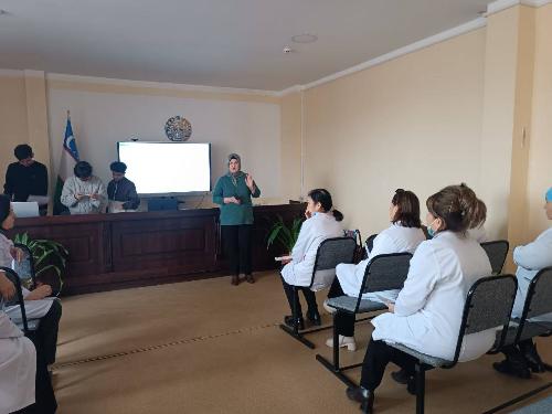 On November 13, 2025, M.I. Alimov, endocrinologist at the Tashkent City Branch of the RSPMCE and Epidemiology named after Academician Y.Kh. Turakulov and curator of the Mirzo-Ulugbek District, reviewed the activities of the Mirzo-Ulugbek District MCP.