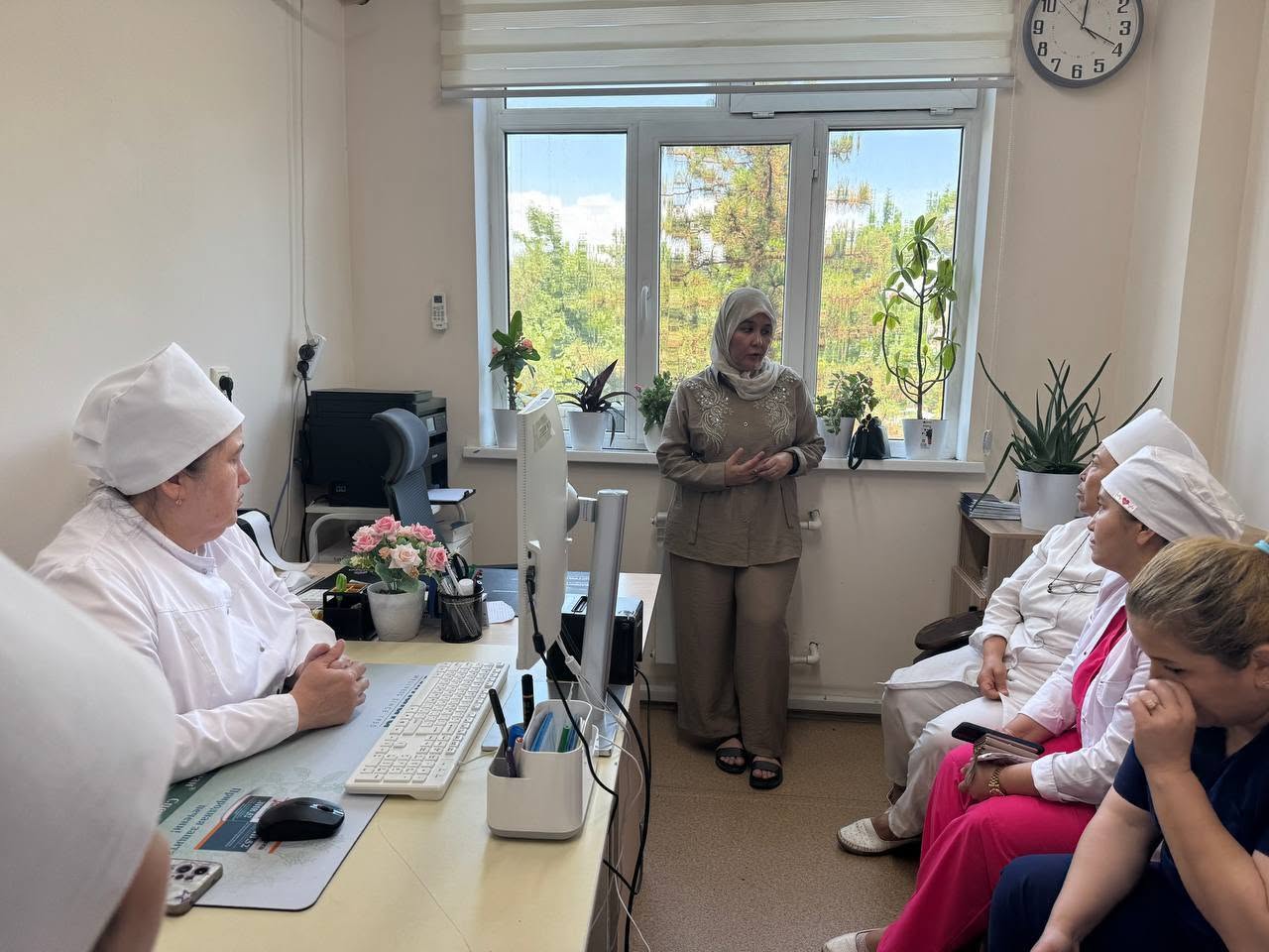 08.07.2026 yilda Toshkent shahri Shayxontoxur tumani kuratori G.D. Ibragimova tomonidan Shayxontoxur tumani MKTP da endokrinologik xizmatning birlamchi tizimdagi holati o‘rganildi. 
